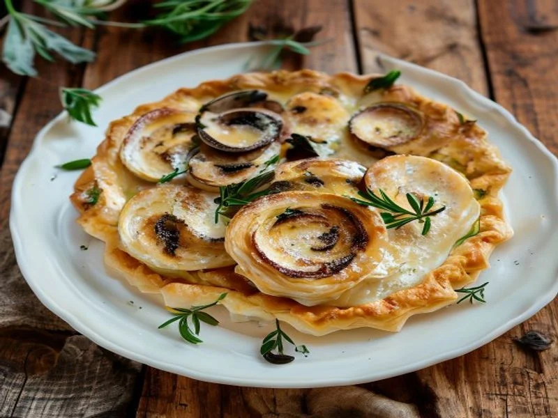 Tourte aux champignons