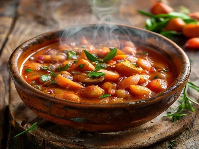 Soupe de lentilles corail au curry
