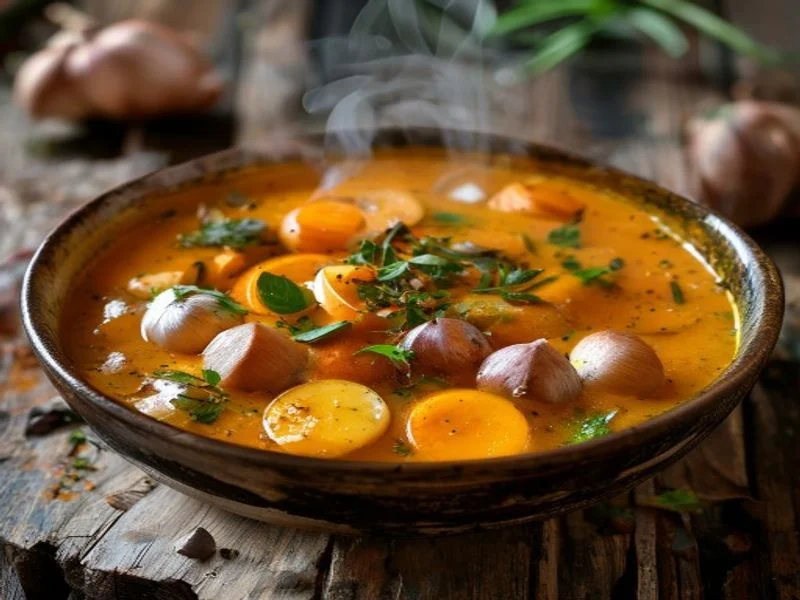 Velouté de potimarron au lait coco