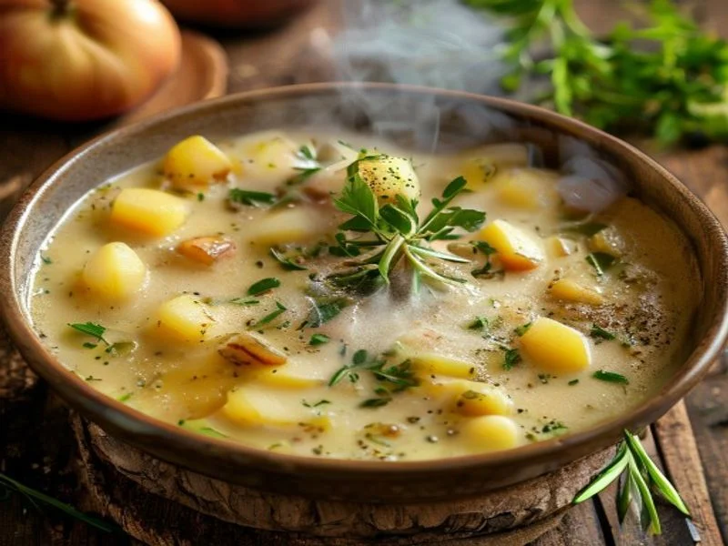 Velouté de panais aux pommes