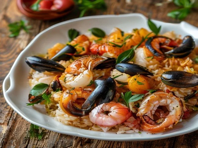 Paëlla aux fruits de mer