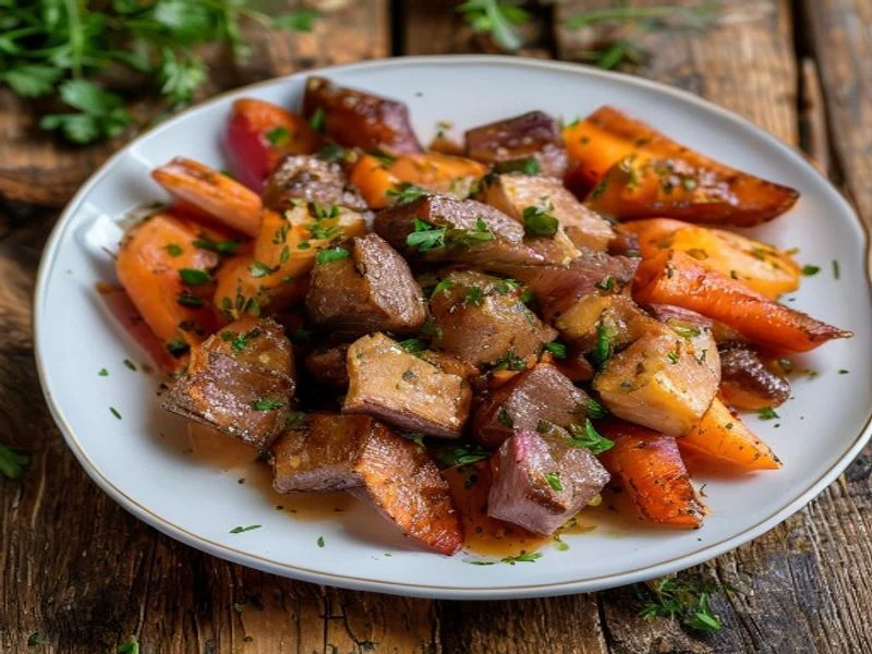 Bœuf carottes à la lyonnaise
