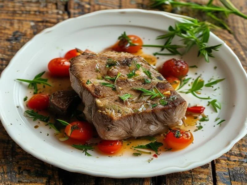 Filet d'agneau, flageolets au romarin