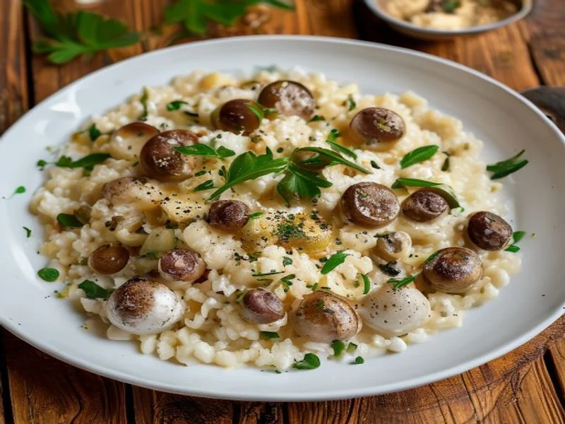 Risotto aux champignons