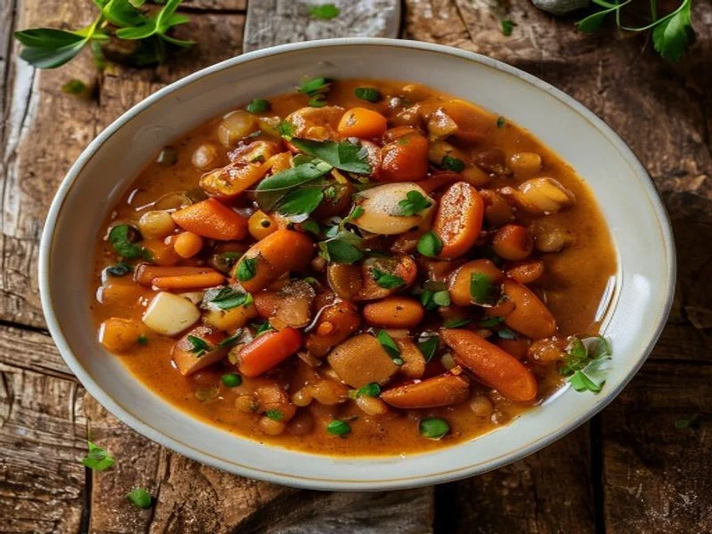 Curry de lentilles corail & légumes