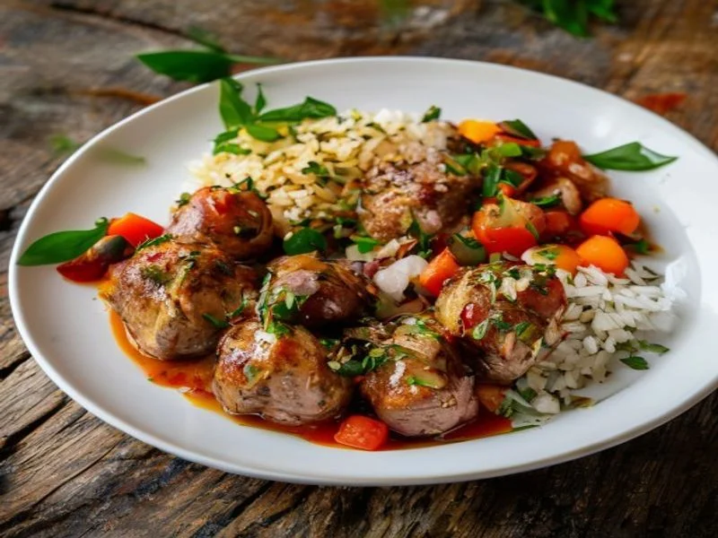 Boulettes de bœuf, sauce tomate