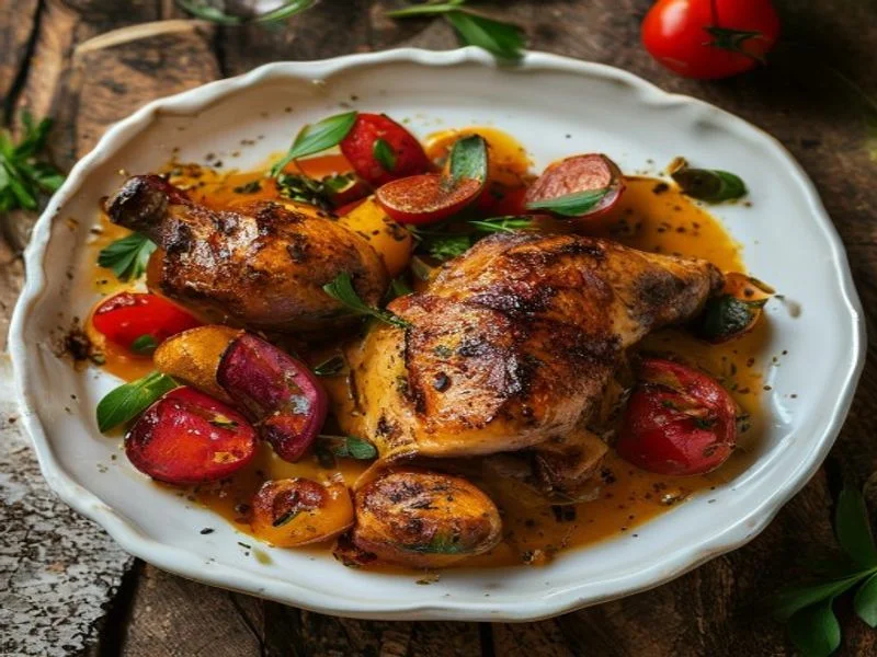 Poulet basquaise