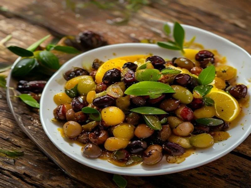 Tajine de pois chiches citron-olives