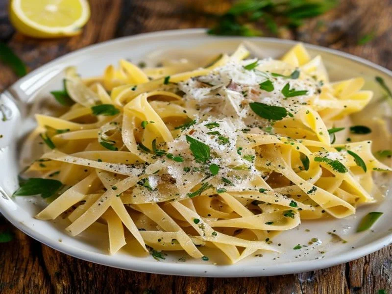 Tagliatelles citron-aneth colin