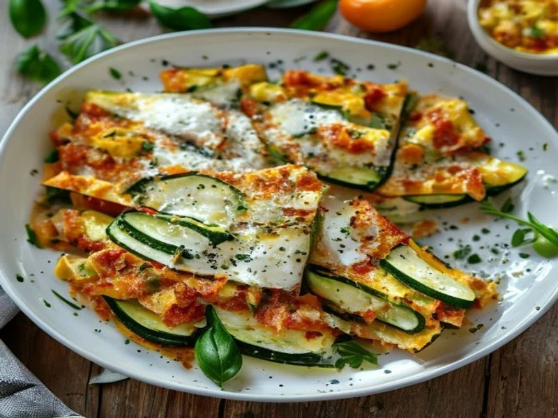 Lasagnes de courgettes-ricotta