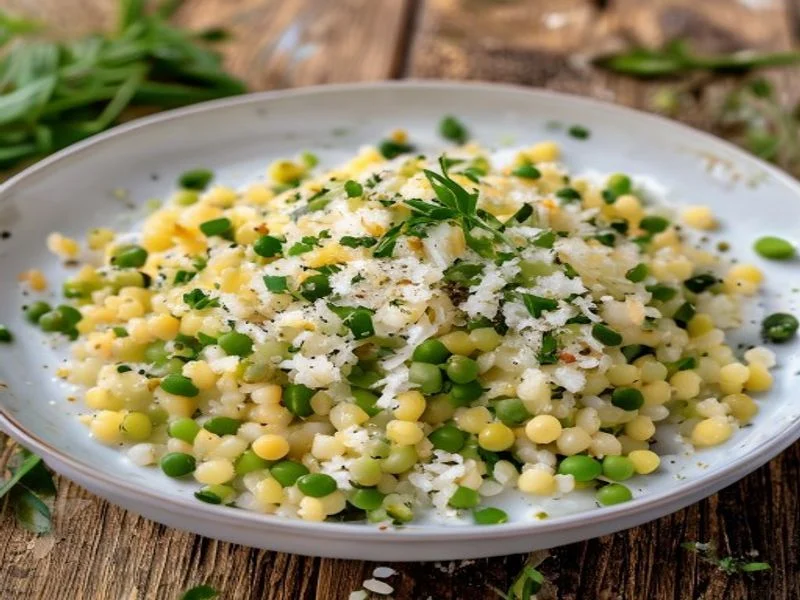 Risotto petits pois-asperges