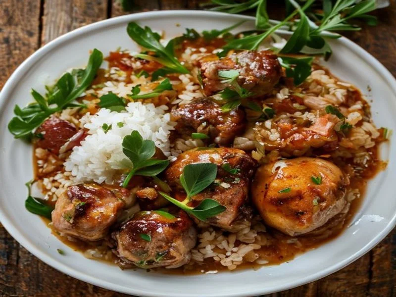 Boulettes de bœuf trio de riz