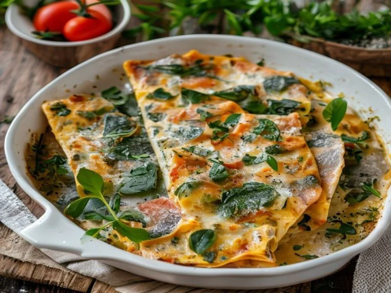 Lasagnes saumon-épinards