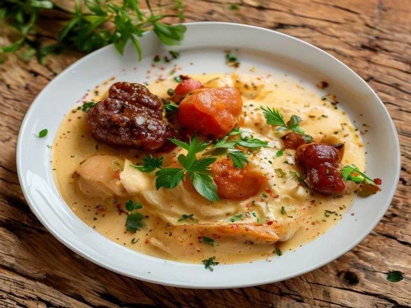 Purée maison & saucisses de Toulouse