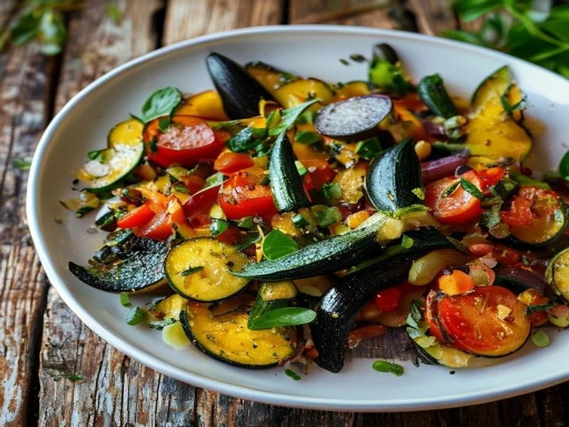 Ratatouille de courgettes vapeur (light)