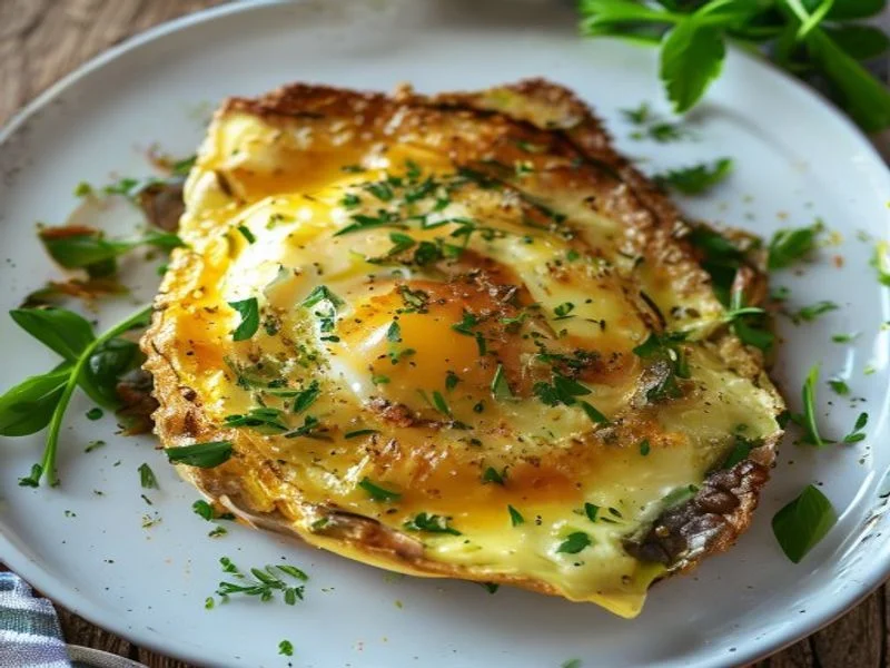 Œuf cocotte épinards-crème-emmental