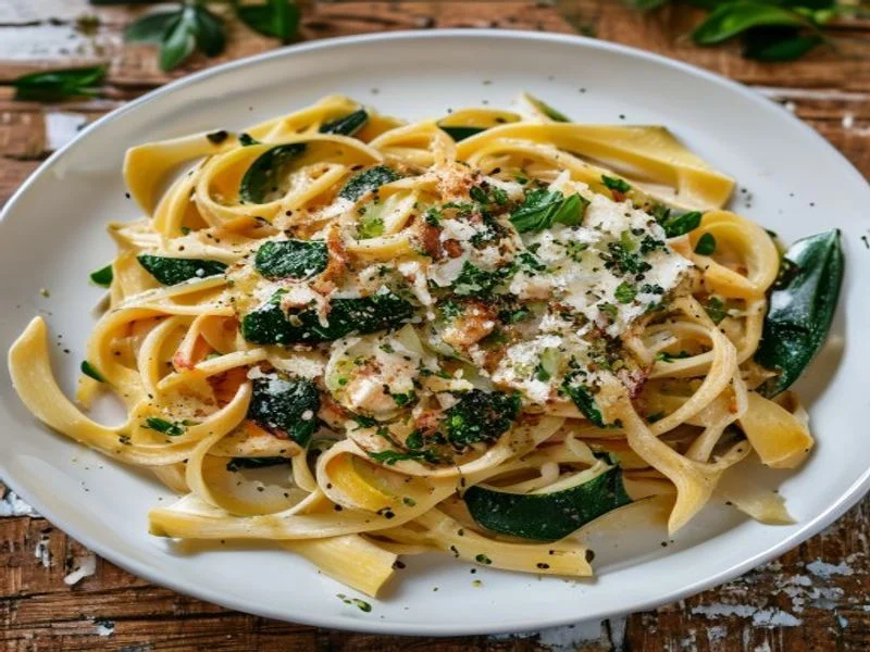 Carbonara aux courgettes (sans lardons)