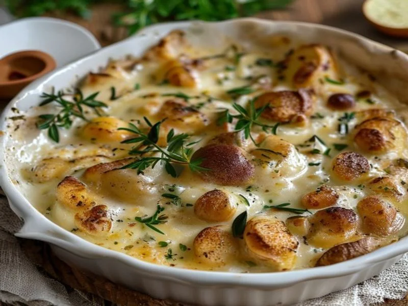 Parmentier poireaux & chou-fleur béchamel