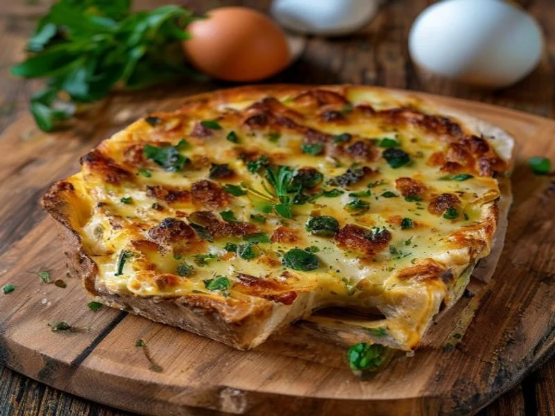 Croque poireaux-chèvre