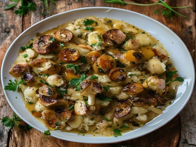 Blanquette de chou-fleur & champignons