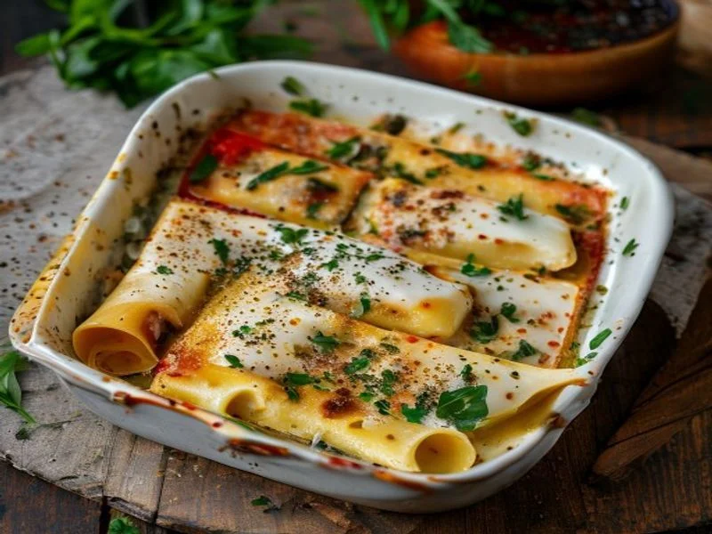 Cannelloni tofu-épinards-ricotta