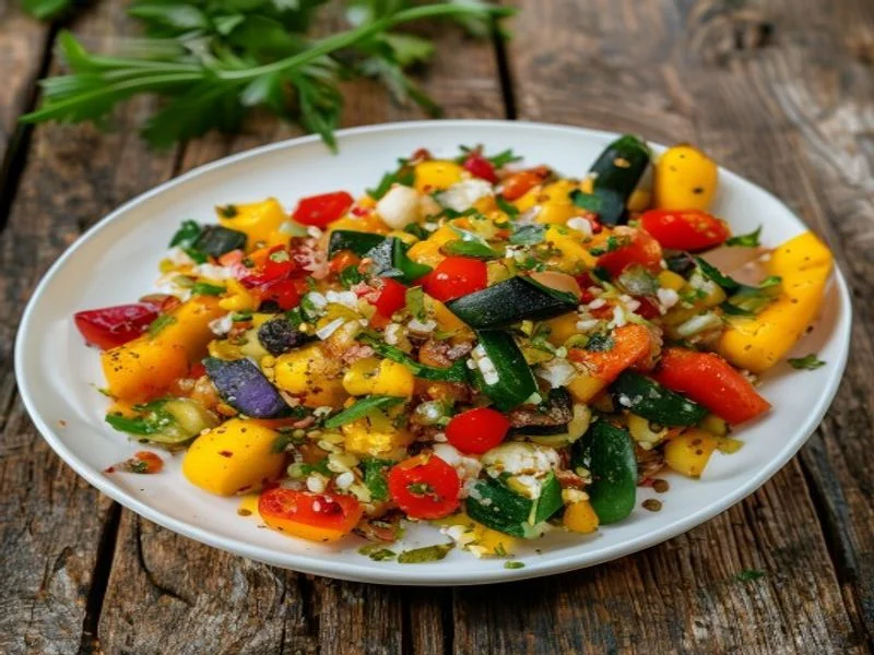 Chili doux maïs-courgette (sans viande, sans légumineuse forte)