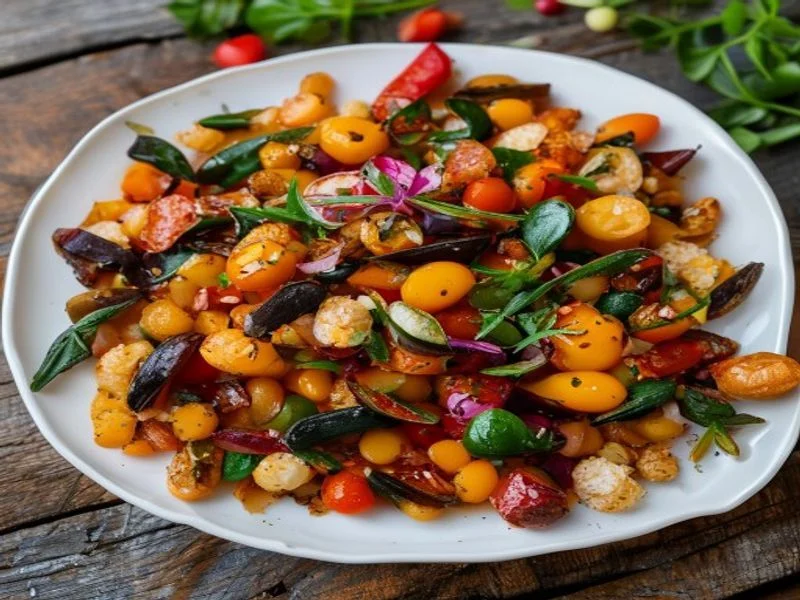 Paëlla légumes & pois chiches