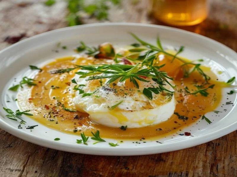 Purée maison & œuf mollet, beurre noisette